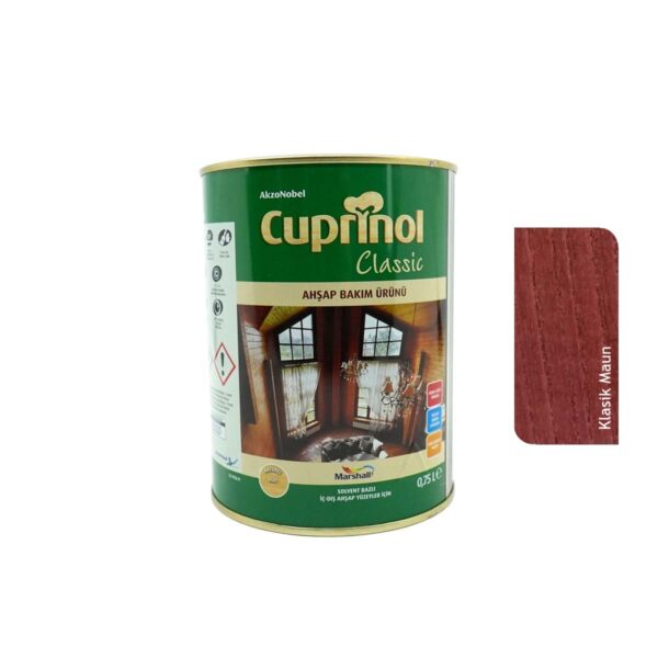 Cuprinol Classic VERNİKSİZ Ahşap Koruyucu 0.75 Lt Klasik Açık Maun