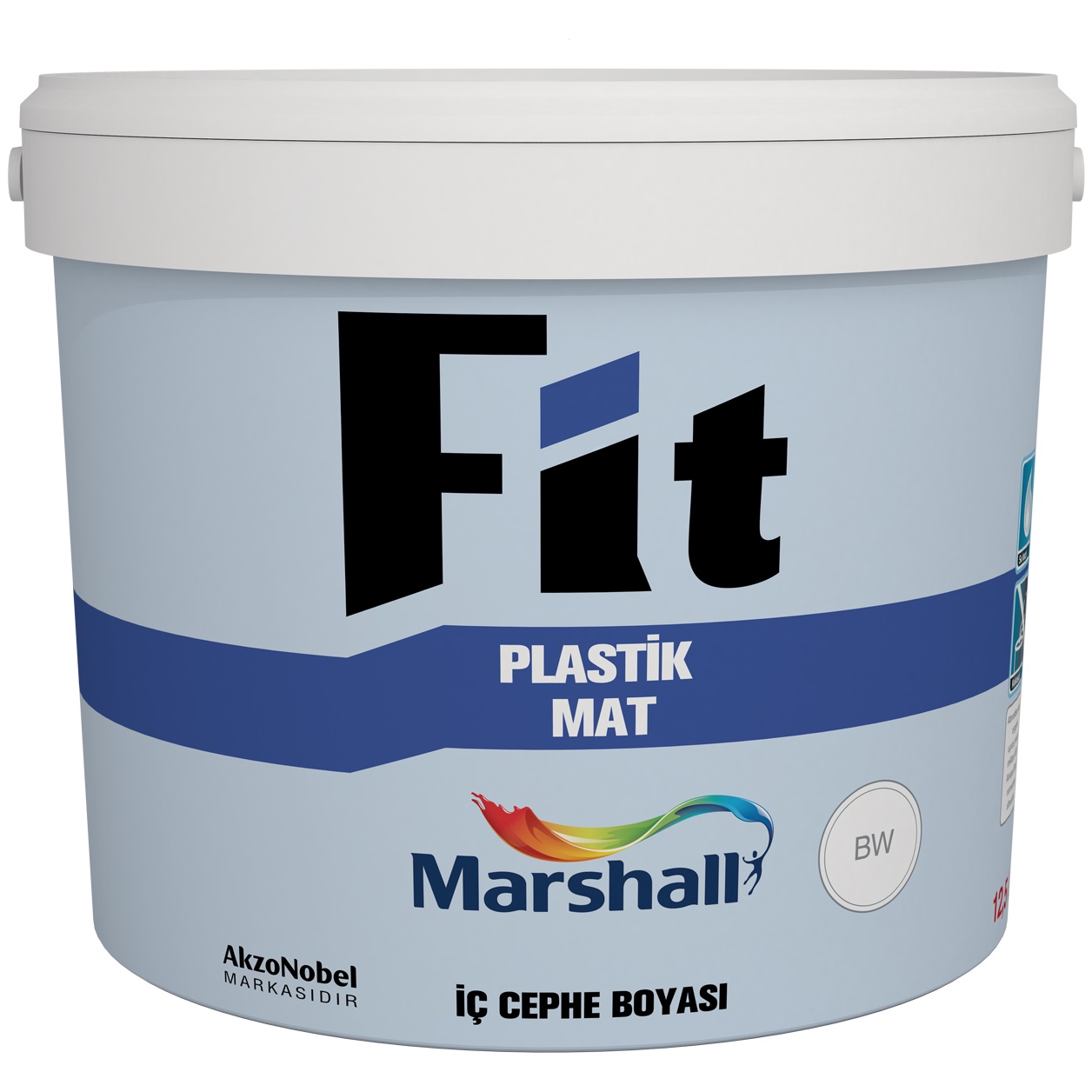 Fit-Plastik-Mat-Jpg653A0-1.Jpg Marshall Fit Plastik Mat İç Cephe Boyası 10 Kg - Görsel 1
