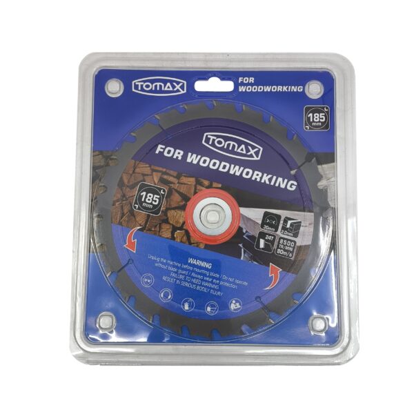 Tomax Elmas Ahşap Kesim Daire Testere 185 x 24T