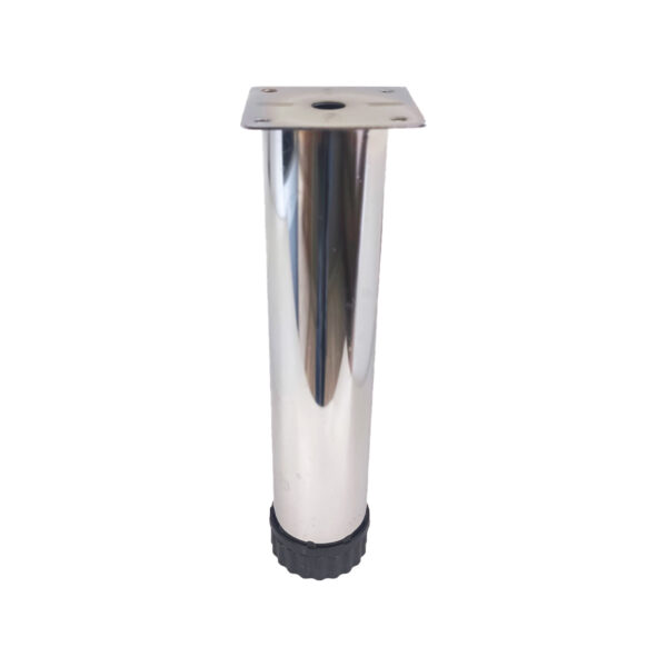Metali Metal Dolap Mobilya Baza Ayak Krom 20 Cm