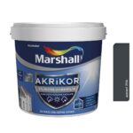 Marshall Akrikor Silikonlu + Akrilik Dış Cephe Boyası 7,5 Lt Antrasit 7016