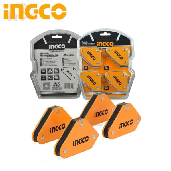 İngco AMWH4001 Mini Boy Manyetik Kaynak Tutucu Seti 4 Parça