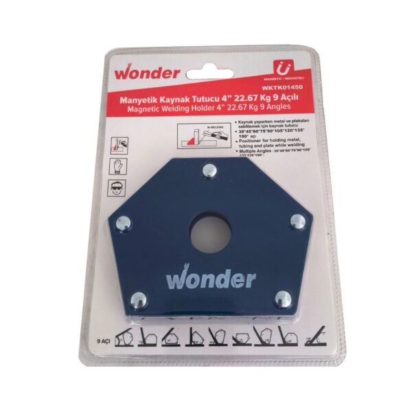 Wonder 9 Açılı Manyetik Kaynak Tutucu 4 İnç