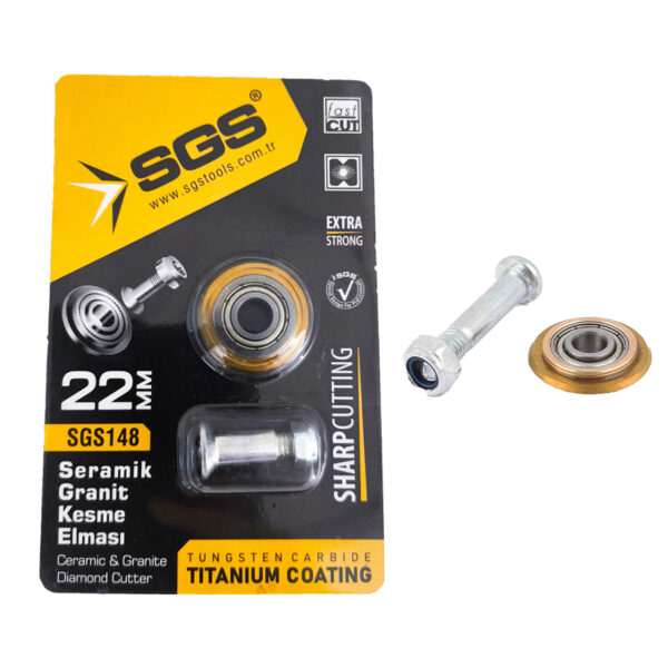 Sgs 148 Seramik Kesme Makine Yedek Elması 22mm (Dev - Long )