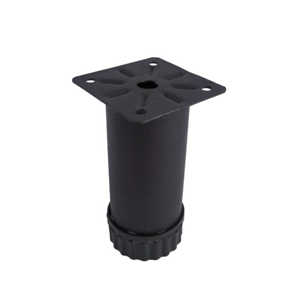 Metali Metal Dolap Mobilya Baza Ayak Siyah 10Cm