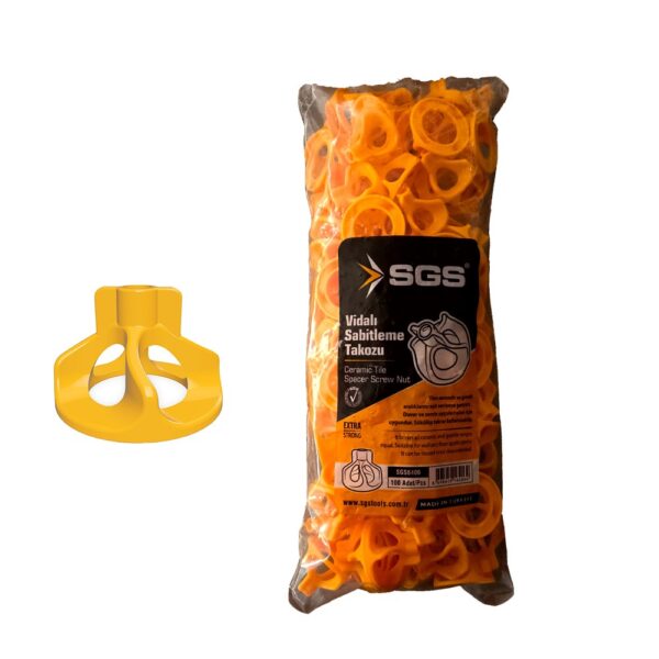 Sgs Vidalı Derz Artısı Sabitleme Somunu 100'lü Paket