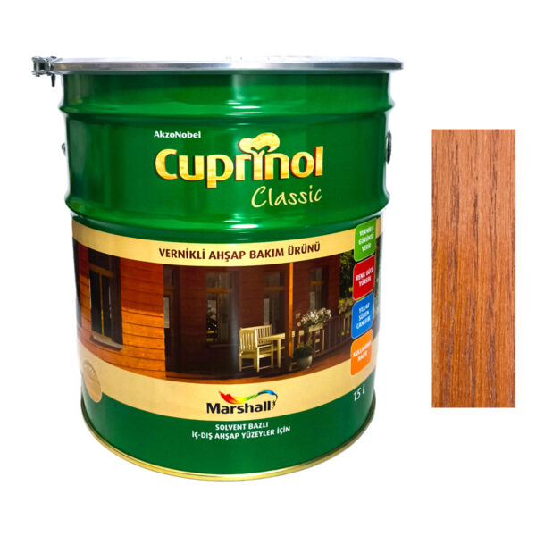 Cuprinol Classic Vernikli Ahşap Koruyucu 15Lt Açık Ceviz