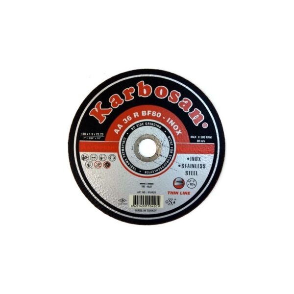 Karbosan Thinline İnox Metal Kesici 180x1,9mm 10'Lu Paket