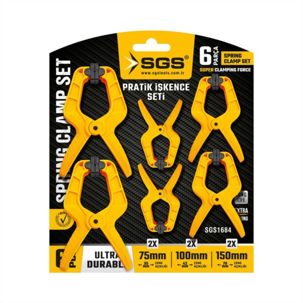 Sgs Pratik İşkence Seti 6 Parça 75 mm-100 mm-150 mm