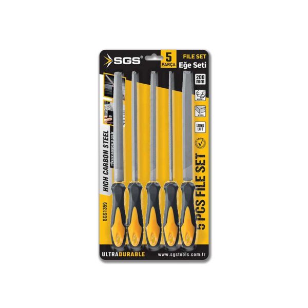 Sgs 1359 Eğe Seti 200mm / 5 Parça