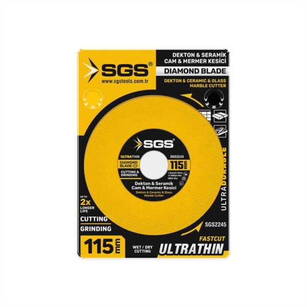 Sgs 2245 Hassas Seramik - Mermer Elmas Kesici 115mm