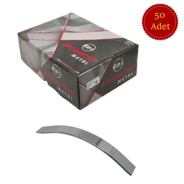 Bayraktar Kartal - Yay İçi Dolu Alüminyum Kulp Krom 160mm 50Lİ Paket