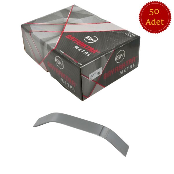 Bayraktar Şahin İçi Dolu Alüminyum Kulp Krom 128mm 50Lİ Paket