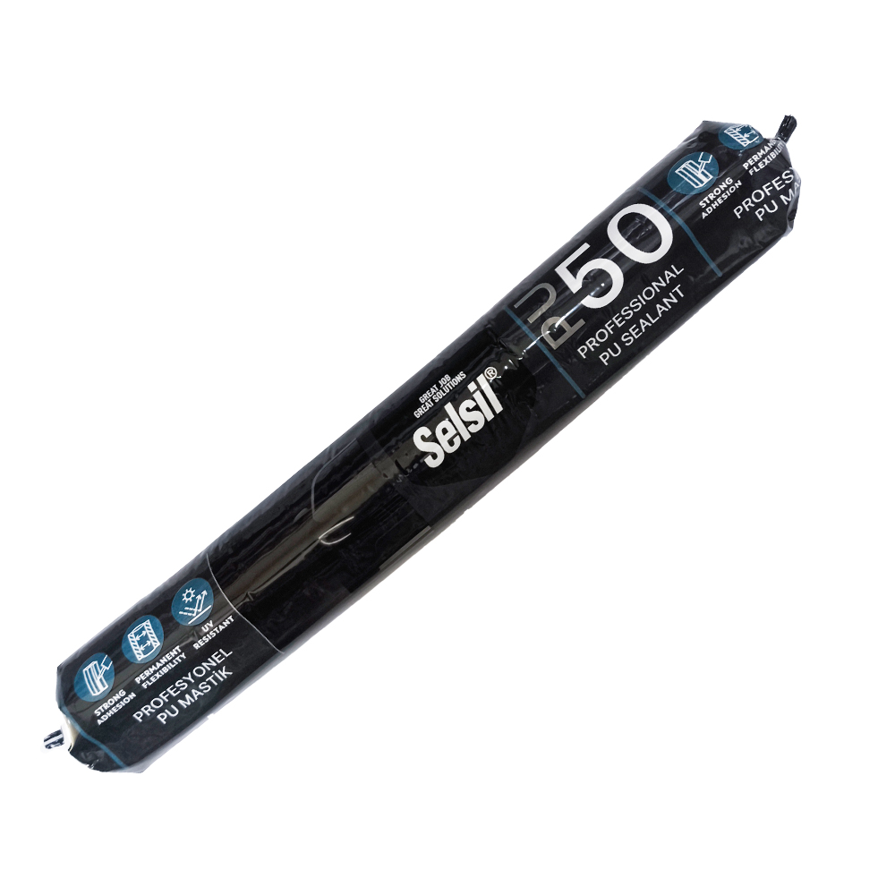 Img-20240803-114646-Jpg-Jpg.jpg Selsil Pu50 Oto &Amp;Amp; İnşaat Poliüretan Mastik Sosis 600Ml Beyaz - Görsel 1