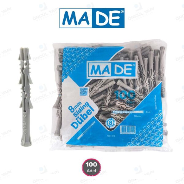 Made 016 Siding Mantolama Dübeli 8X100MM / 100 Ad.