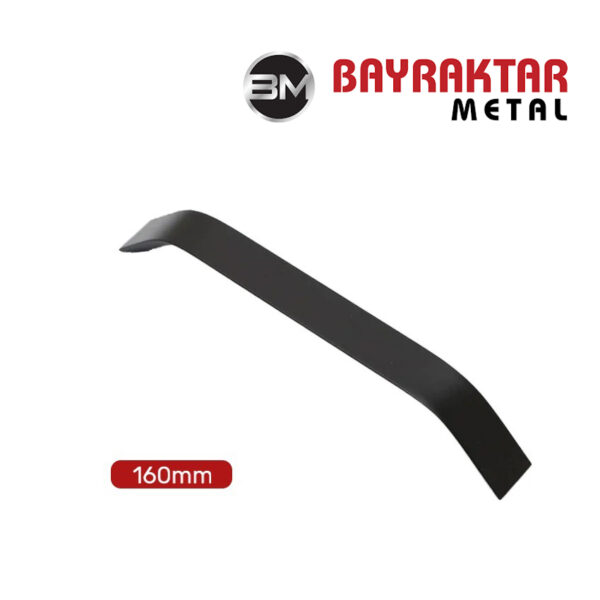 Bayraktar Şahin İçi Dolu Alüminyum Kulp 160mm SİYAH