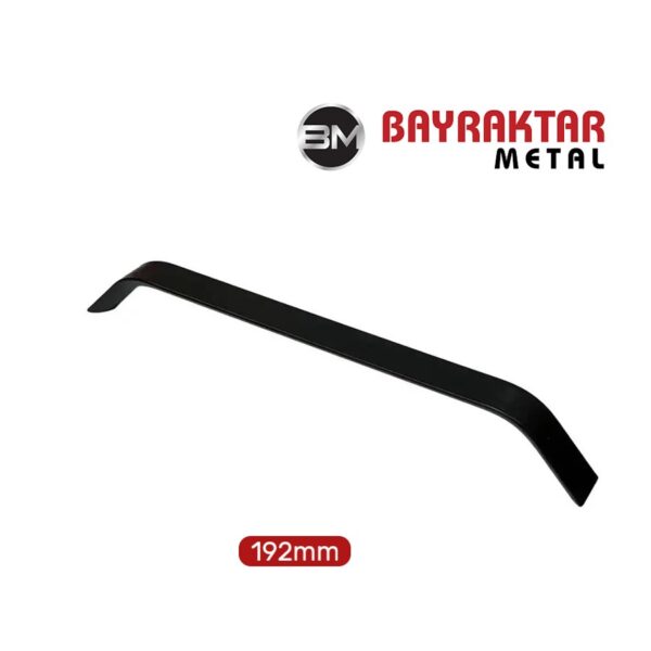 Bayraktar Şahin İçi Dolu Alüminyum Kulp 192mm SİYAH