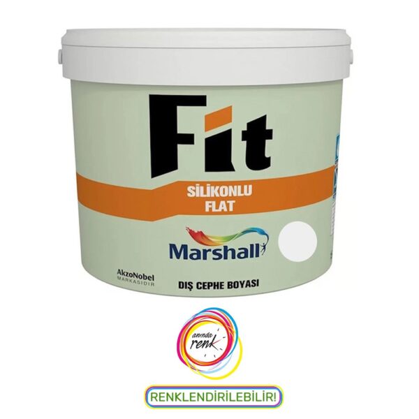 Marshall Fit Silikonlu Flat Dış Cephe Boyası 2.5 Lt Ral9003 Kırık Beyaz
