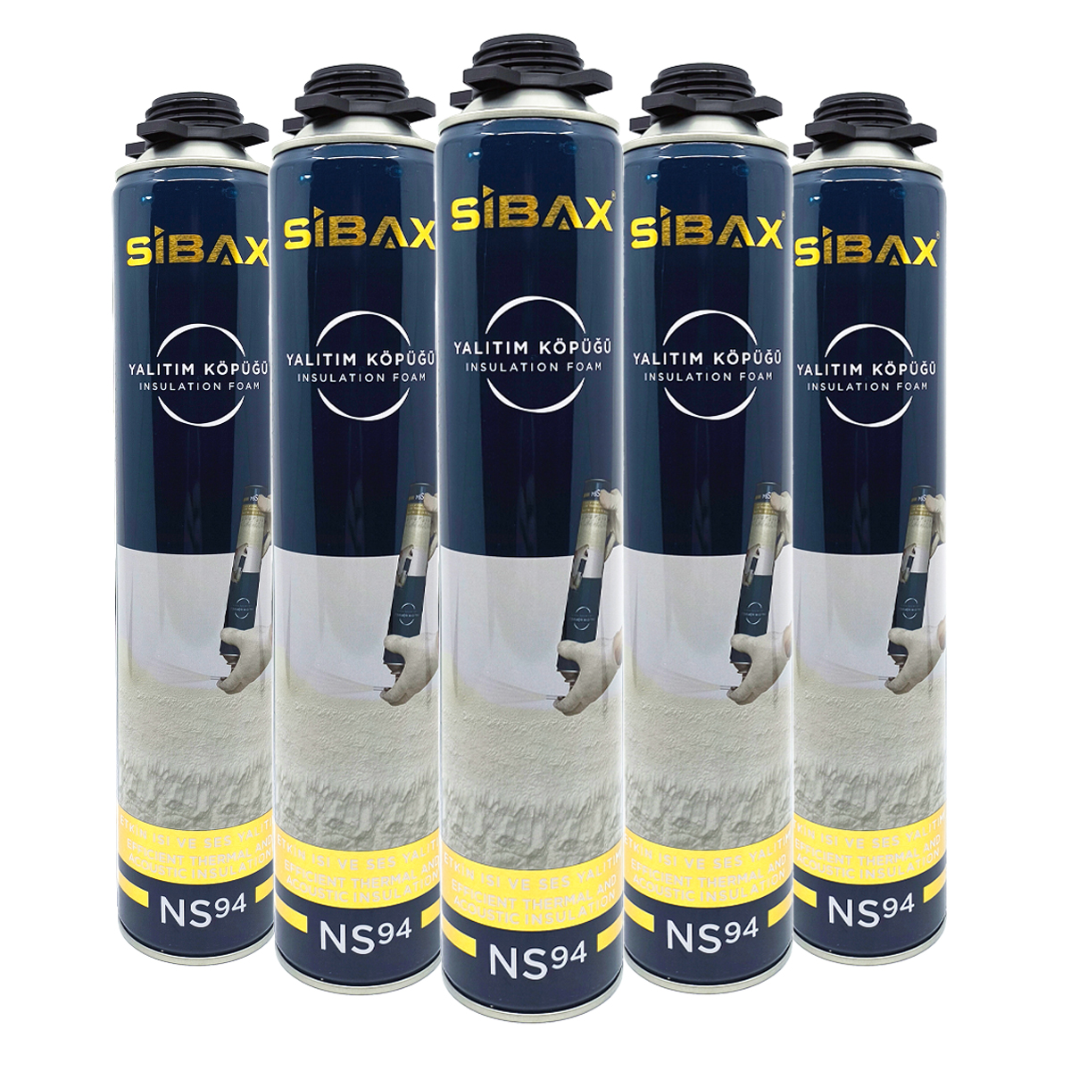 Img-20250428-204518-Jpg.jpg Sibax Ns94T Termal Ve Akustik Yalıtım Köpüğü Tabancalı 750Ml X 12 Adet - Görsel 1