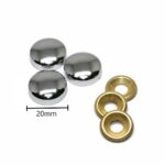 Metali Dekoratif Metal Vida Gizleme Kapağı Krom 20 mm