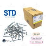 STD Sunta Mdf Ahşap Vidası 4×50 mm 500lü Paket