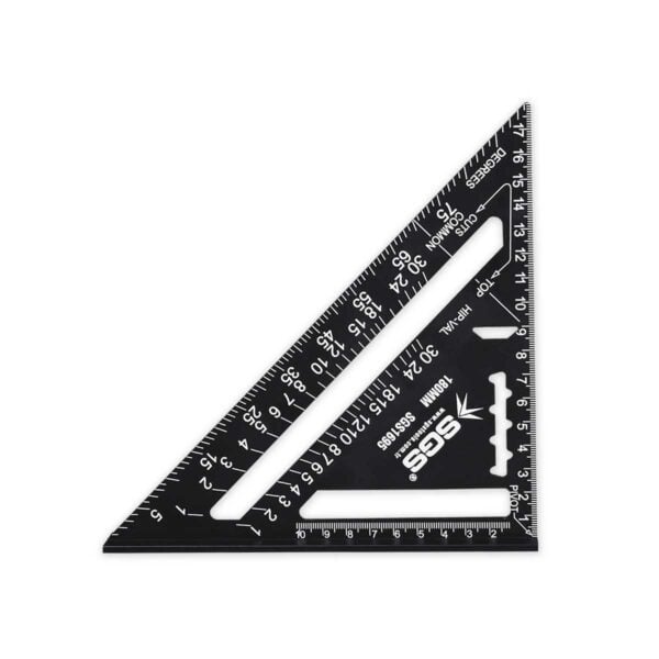 Sgs 1695 Alüminyum Üçgen Gönye 180mm