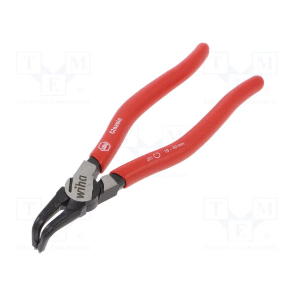 Wiha 34695 J21 170mm  İç Segman Pensesi Eğri  19 - 60mm