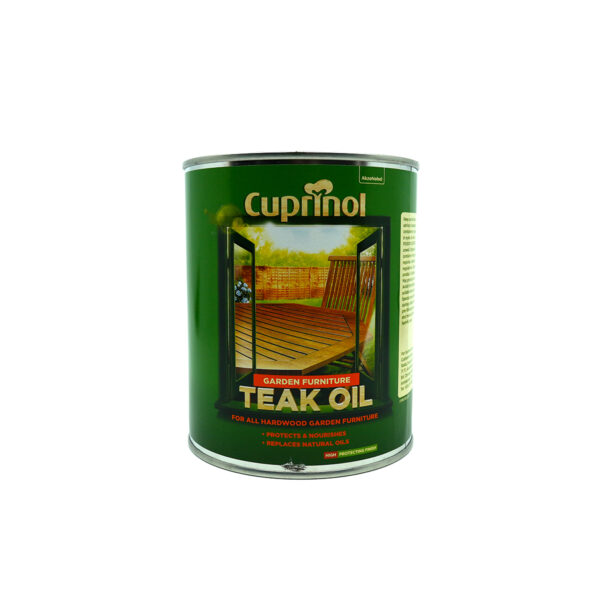 Cuprinol CX Doğal Su Bazlı Tik Yağı 1 Lt - Made In ENGLAND