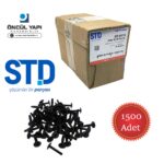 STD Pul Başlı RYSB Matkap Uçlu Vida Siyah 3,9x19 - 1500 Adet
