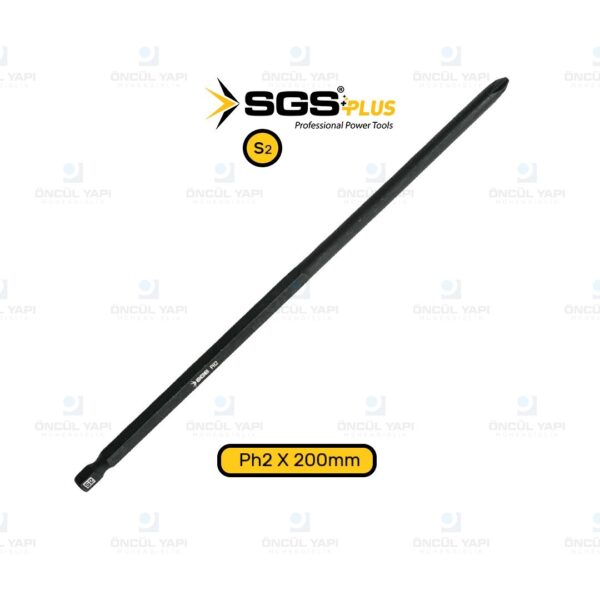 Sgs 3809 Yıldız Bits Uç Black-Pro Ph2 X 200mm