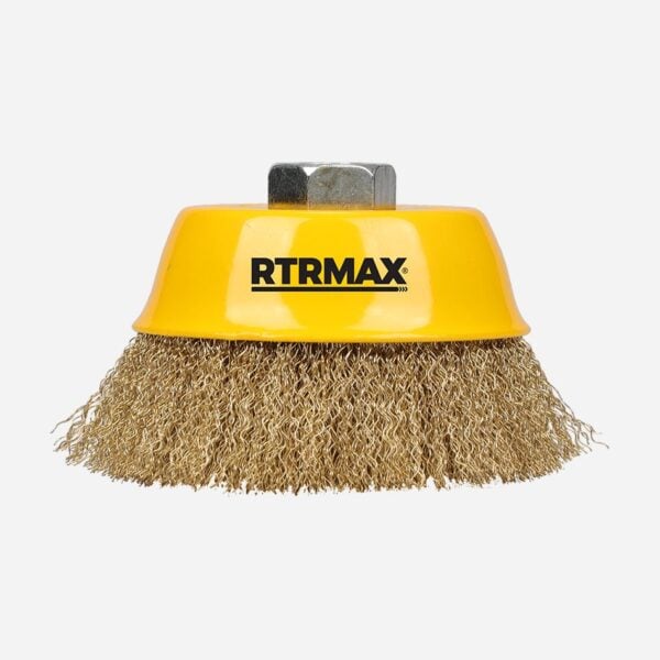 Rtrmax Saçaklı Çanak Tel Fırça 75mm