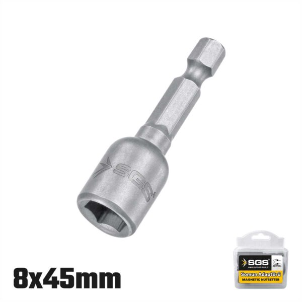 Sgs 2476 Manyetik Somun Adaptörü 8x45mm