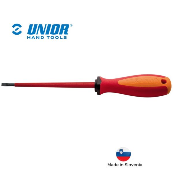 Unior 4x100 Düz Tornavida 1000v VDE