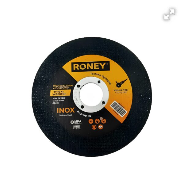 Roney 115 X 1mm İnox Metal Kesici Taş Disk
