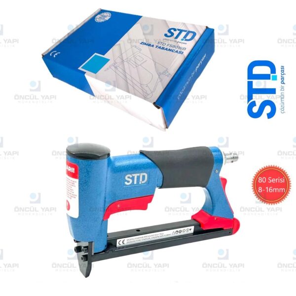 STD FS8016B Havalı Zımba Tabancası 6-16 Mm