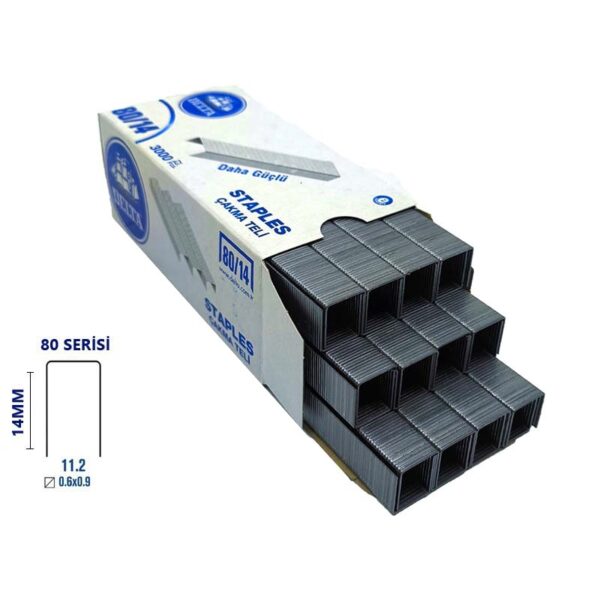 Delta 80/14 Havalı Zımba Teli  3000Li Paket
