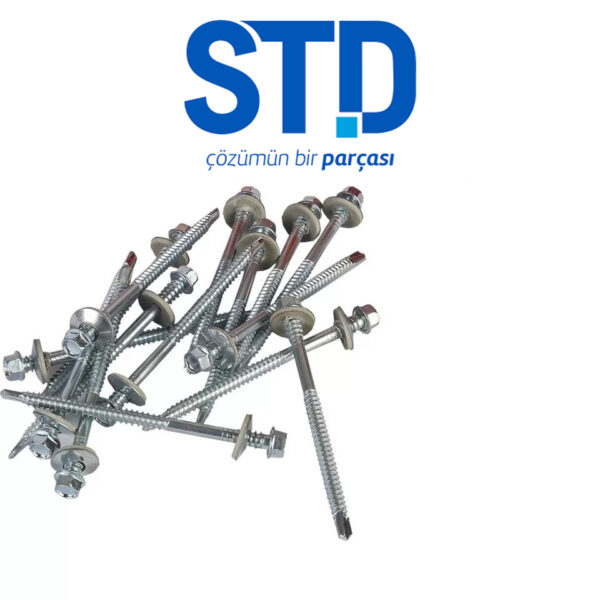 STD 5,5x76 Matkap Uçlu Trapez Çatı Panel Vidası