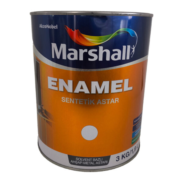Marshall Sentetik Tiner Bazlı Çok Amaçlı Astar Kırık Beyaz 3 Kg