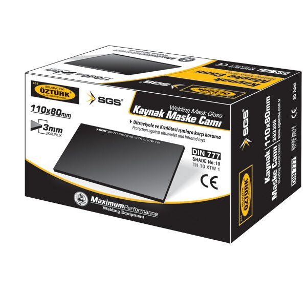 Sgs 306 Kaynak Maske Camı DIN777
