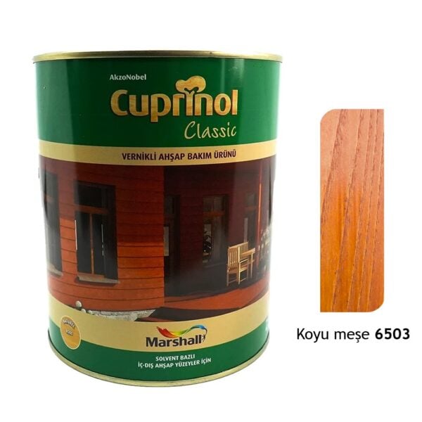 Cuprinol Classic Vernikli Ahşap Koruyucu 2,5 Lt Klasik Koyu Meşe 6503