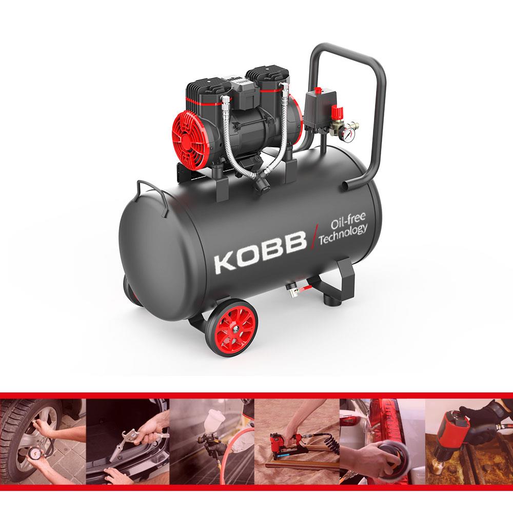 Kobb Kbk50S 2Hp 50Lt Yağsız - Sessiz Kompresör 1 Kbk50S 5