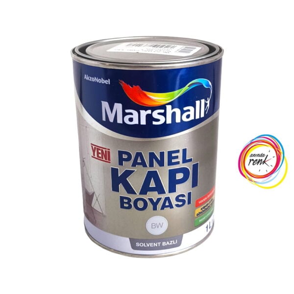 Marshall Solvent Bazlı Sentetik Panel Kapı Boyası 1 Lt