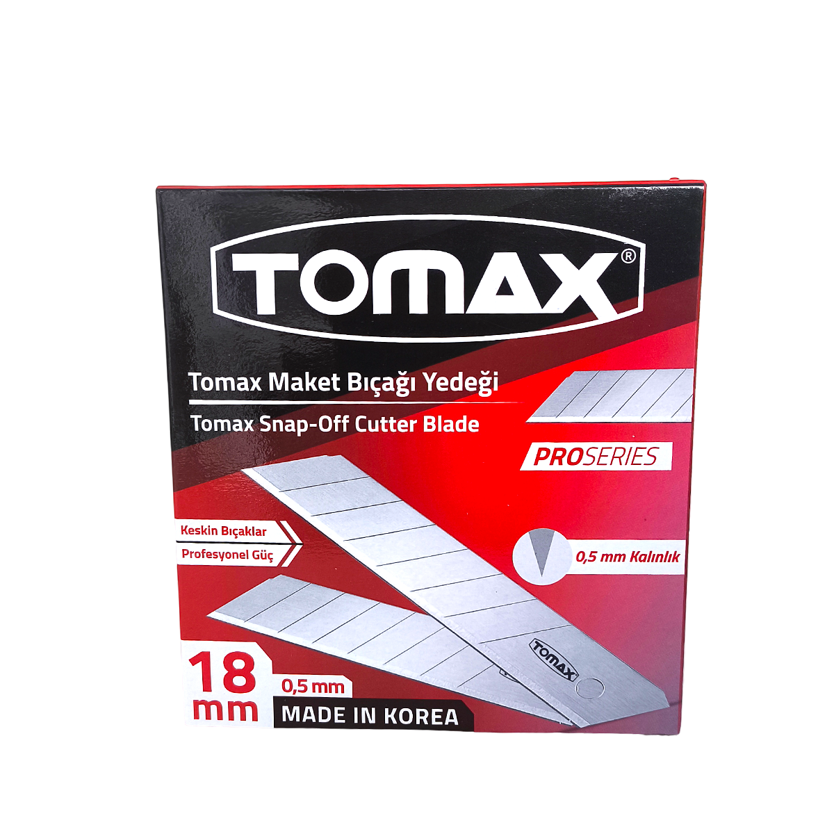 Tomax Maket Bıçak Yedeği 0,5Mmx18Mm 10'Lu Paket 1 Img 20261017 124313